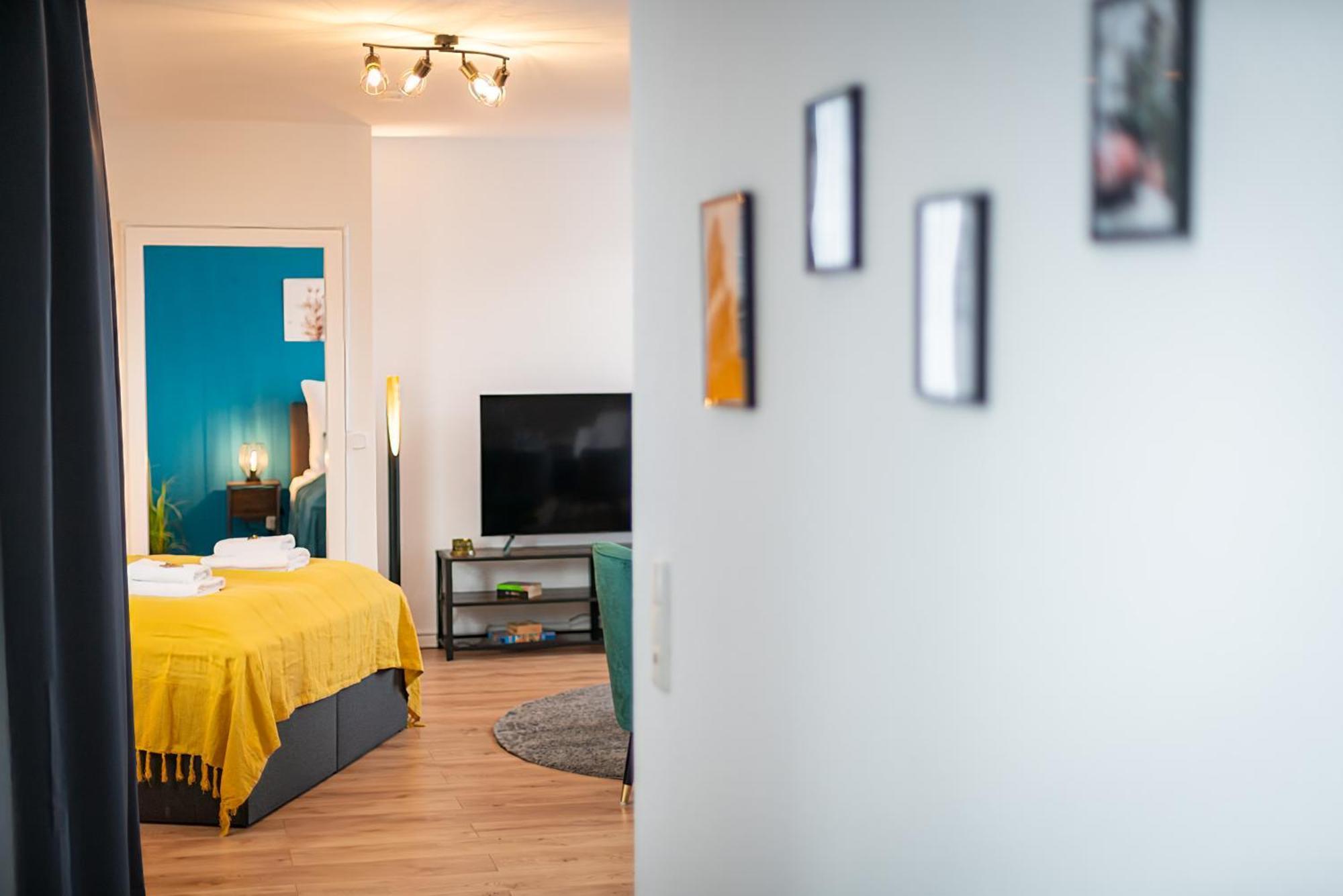 Free Living - City Design Apartments, Zentrum, Outlet, Balkon, Kueche วอล์ฟสบวร์ก ภายนอก รูปภาพ
